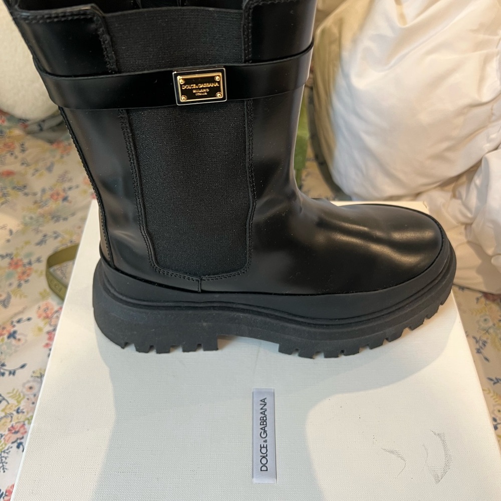 Dolce & Gabbana Black Ankle Boots